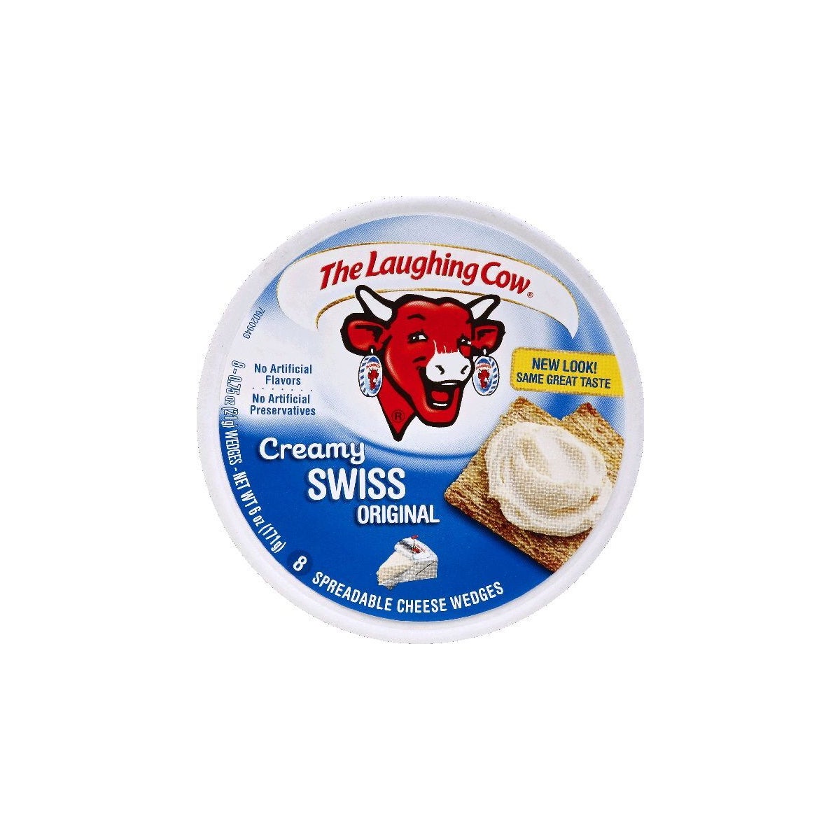 LAUGHING COW CHEESE WEDGE CREAMY SWISS 6OZ