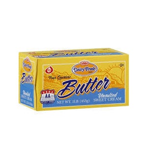 DAIRY FRESH UNSALTED BUTTER 1LB