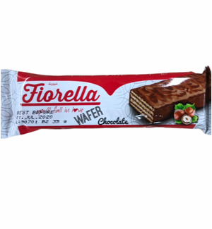 FIORELLA CHOCOLATE WAFER HAZELNUTS 40G 