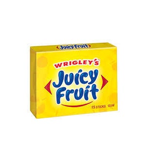 Juicy Fruit Original Bubble Chewing Gum 15 ct
