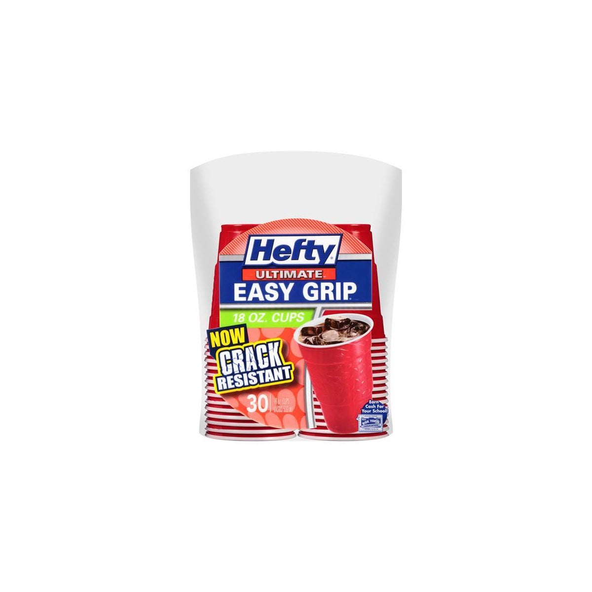 HEFTY EASY GRIP CUPS 18 OZ 30CT - disposable cutlery plates cups