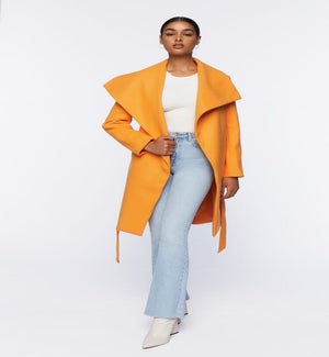 Orange Ladies Coat