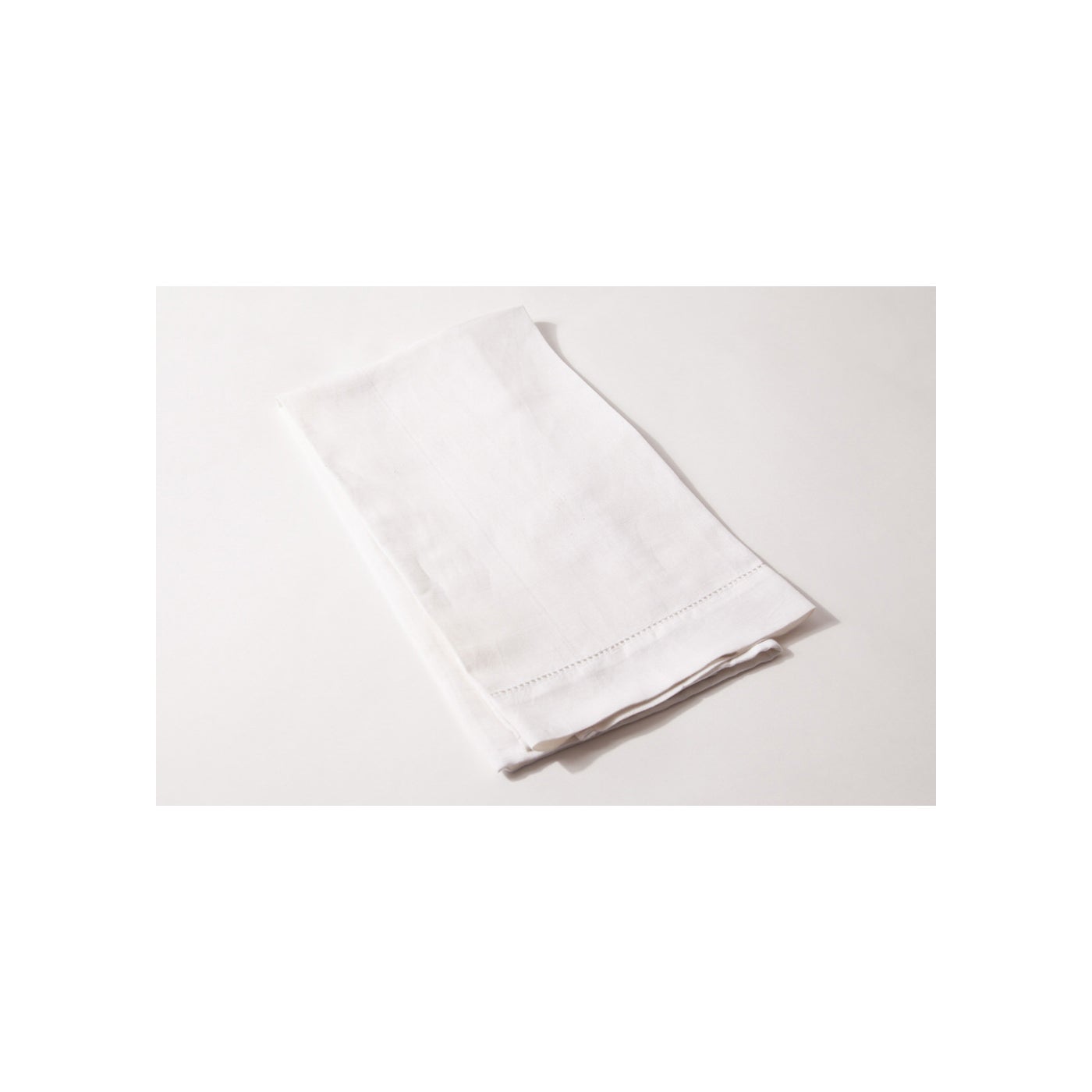 Linen Hemstitch Guest Hand Towel - Set of 2