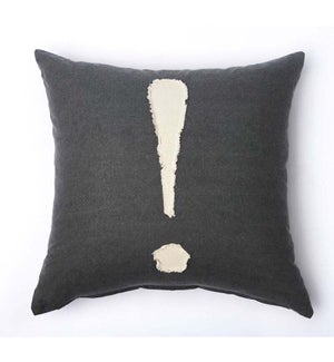 EXCLAMATION PILLOW