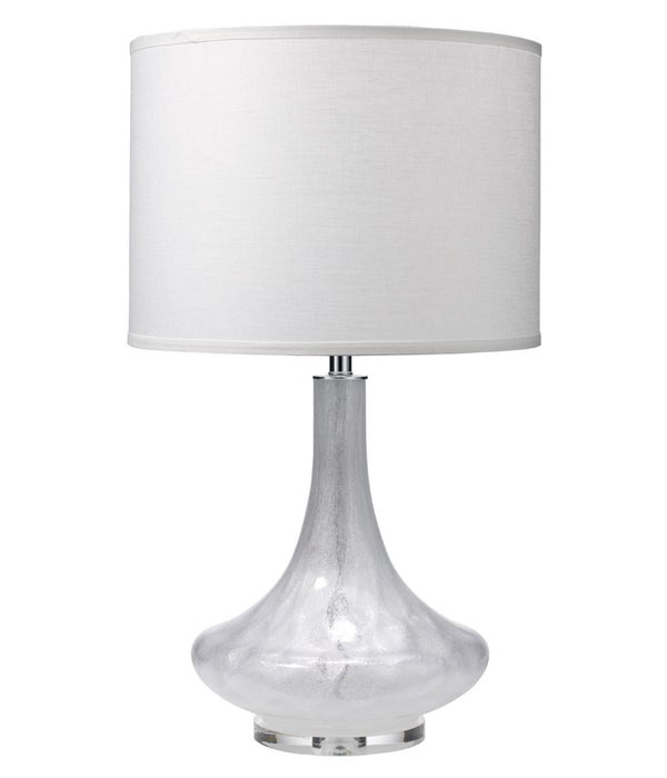 Latour Table Lamp in Clear Shimmer Glass