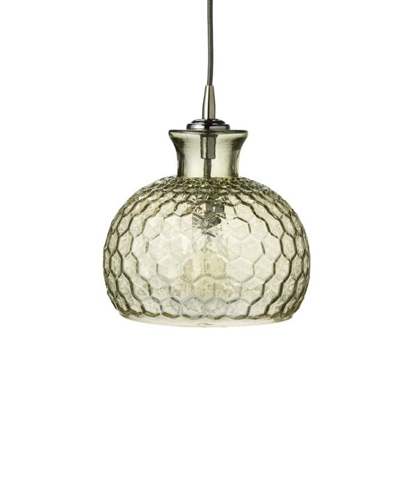 Clark Pendant in Taupe Glass
