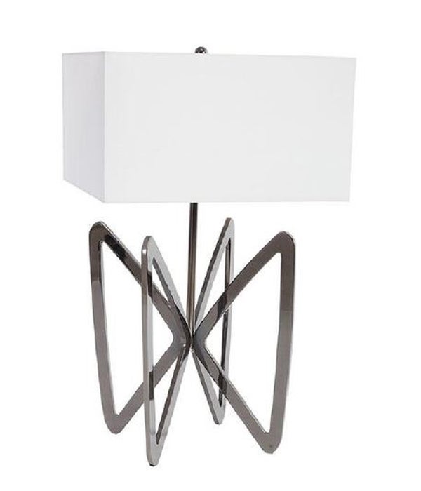 Butterfly Table Lamp, Plated Black Nickel