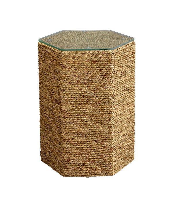 Peninsula Natural Seagrass Side Table