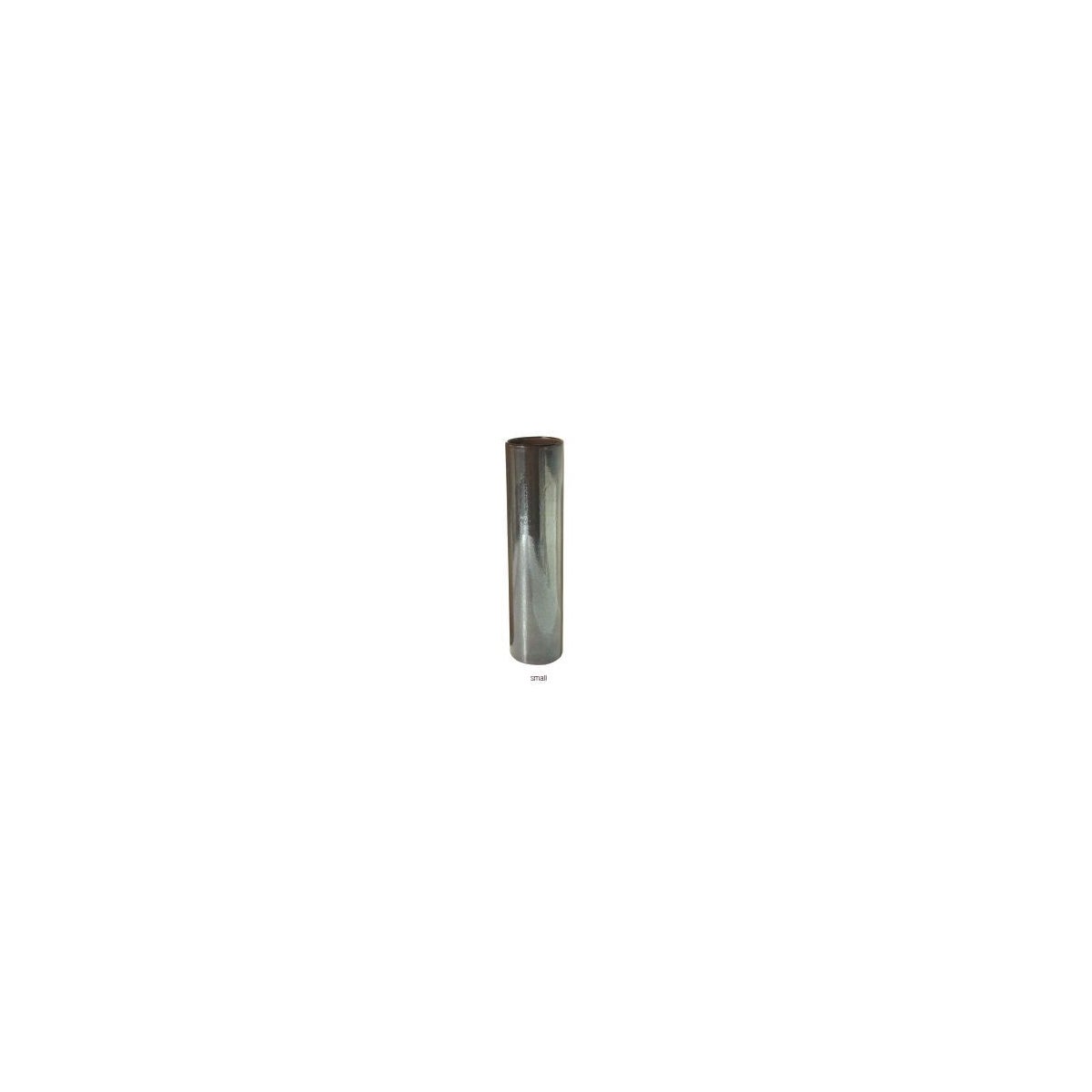 Tarnished Metallic Pillar Vase, Sm
