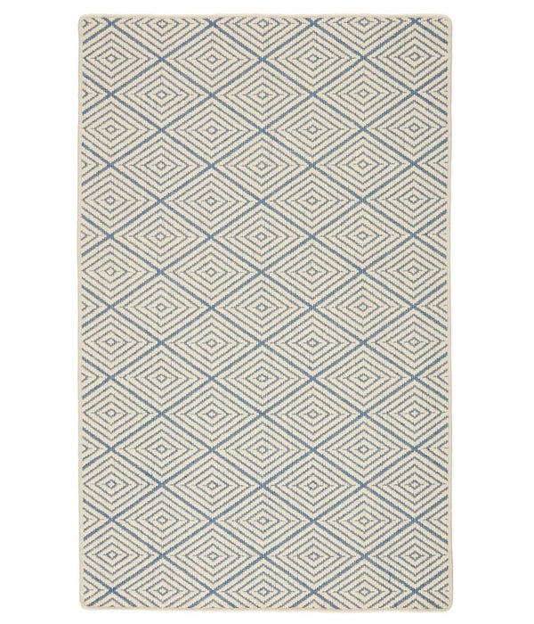 Newport Antique White/Dark Blue