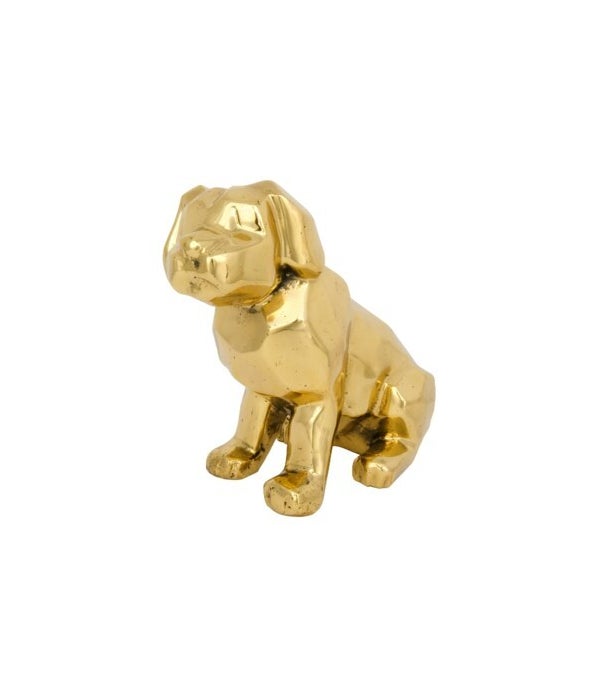 Sitting Dog, Brass