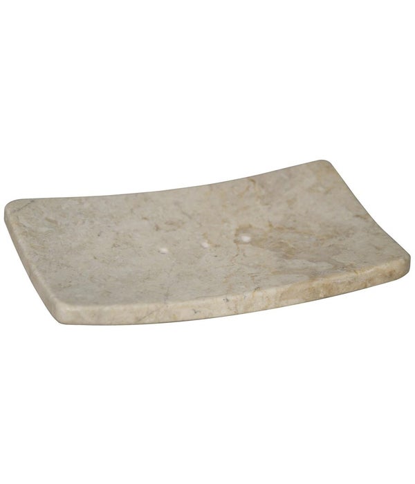 Soap Dish, White Marble