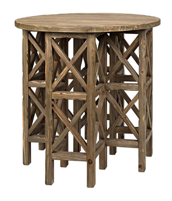Zimmerman Side Table, Old Wood