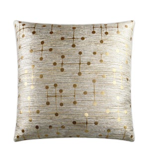 Morse Square Gold Pillow