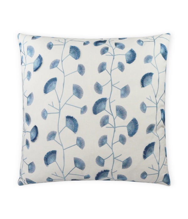 Finchley Square Blue Pillow