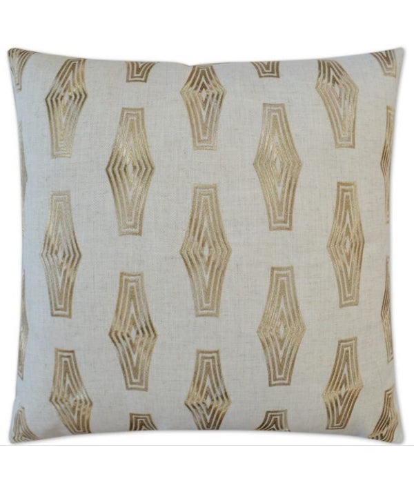 Harmon Square Gold Pillow