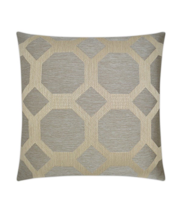 Statler Square Taupe Pillow