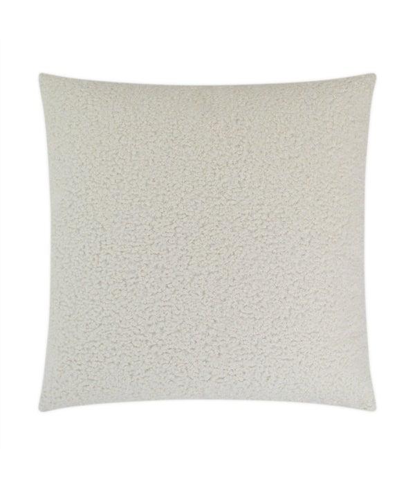 Poodle Square Ivory Pillow