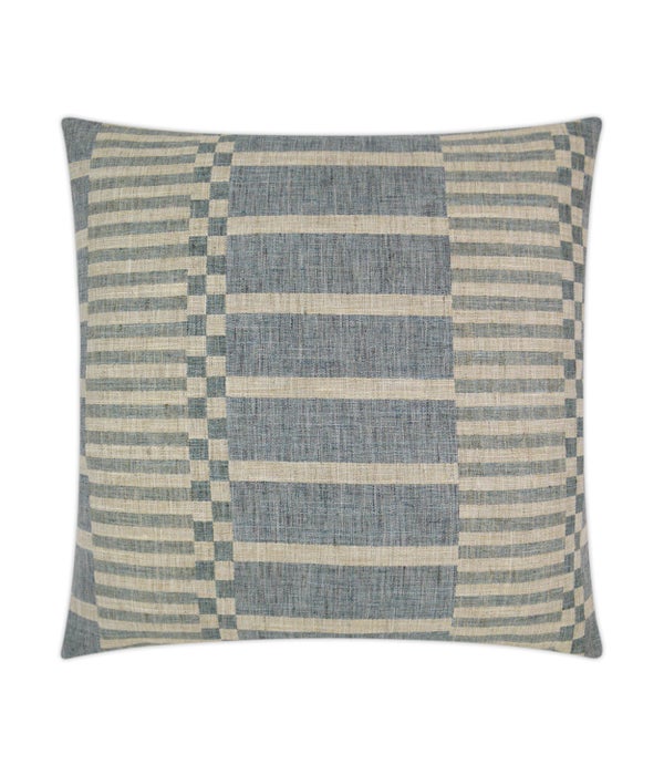 Ranchester Square Blue Pillow