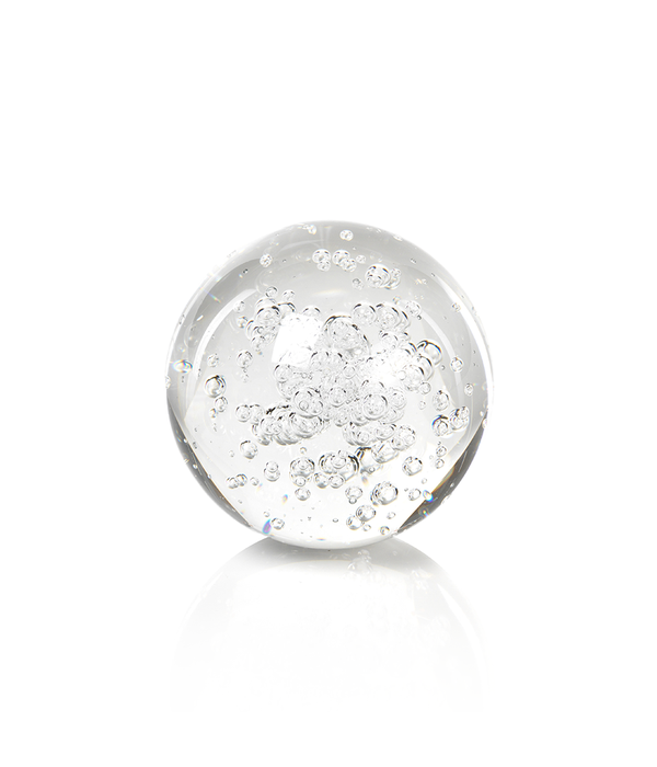 Crystal Fill Ball with Bubbles, Small