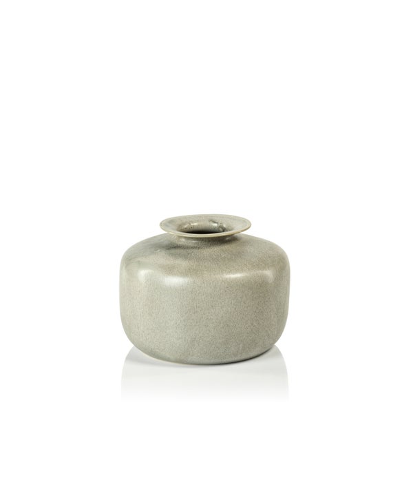 Nagano Stoneware Squat Vase