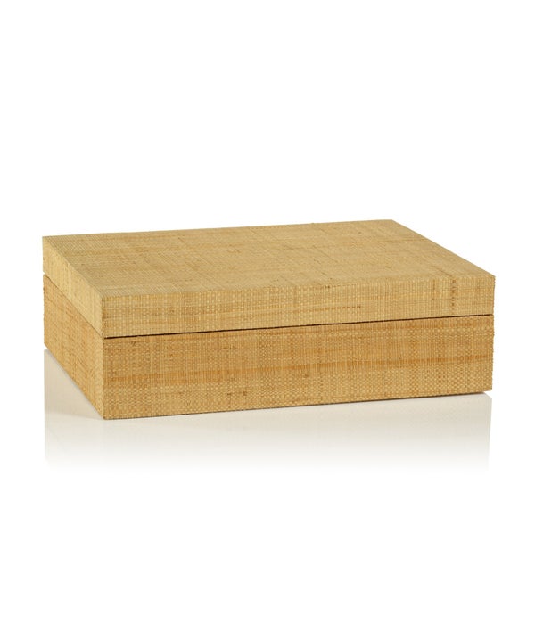 Bungalow Grasscloth Box, Extra Large