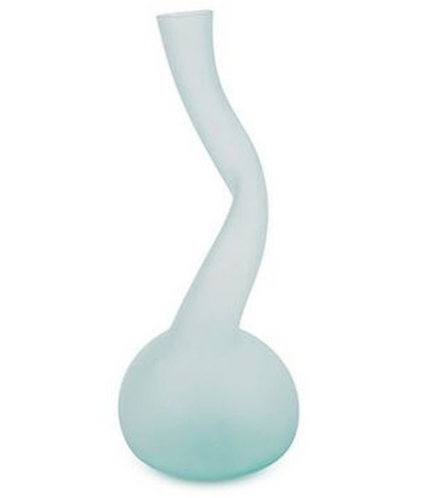 Corkscrew Vase, Frosted Glass, Small