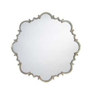 St. Albans Antique Brass Mirror