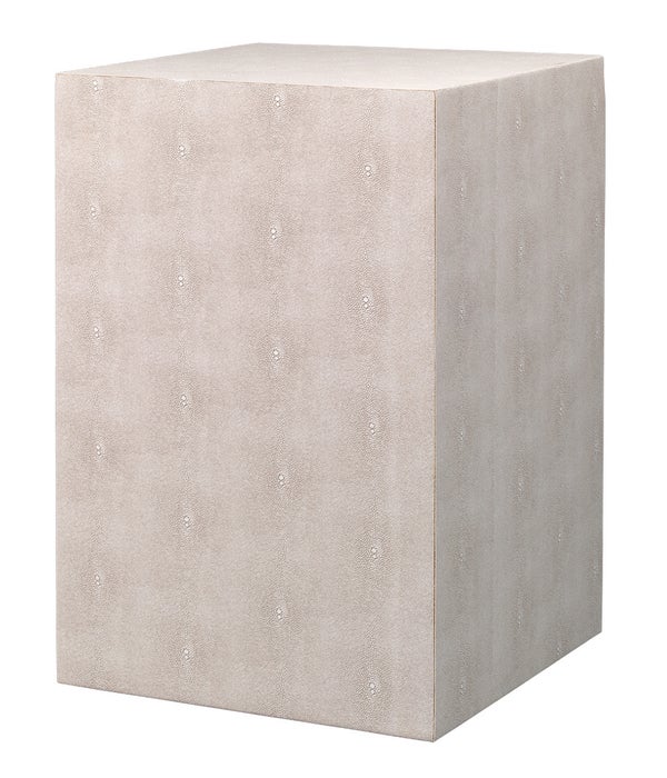 Structure Square Side Table, Ivory