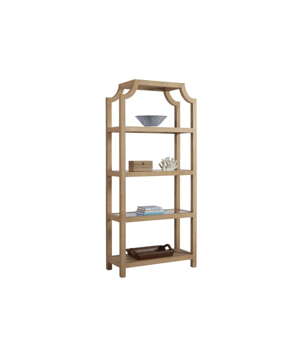 Beachcomber Raffia Etagere