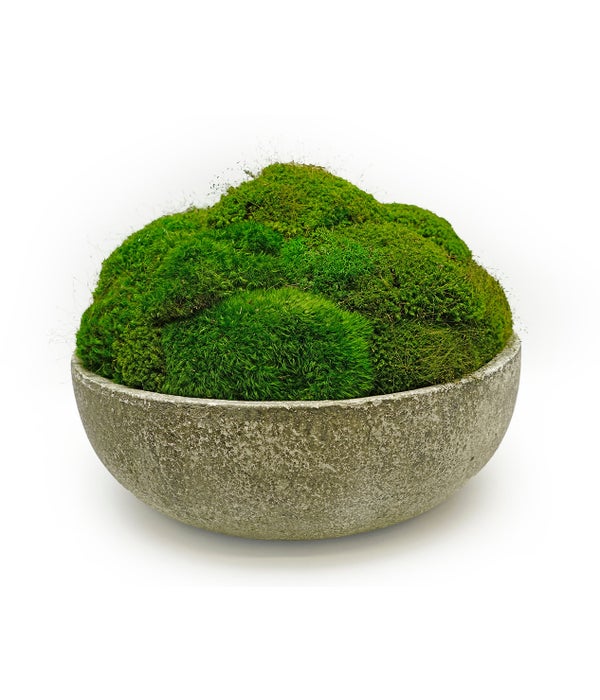 Stoneware Moss Bowl