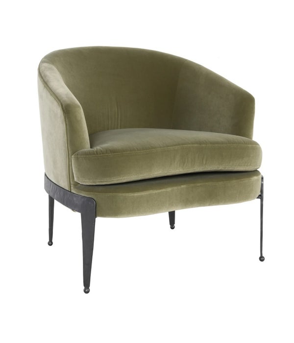 Aurelia Accent Chair, Olive