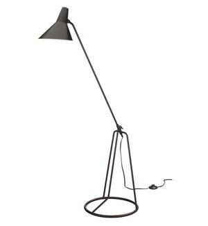 Franco Oil Bronze Tri-Pod Floor Lamp