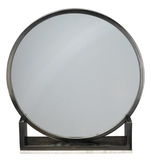 Odyssey Standing Antique Iron Mirror