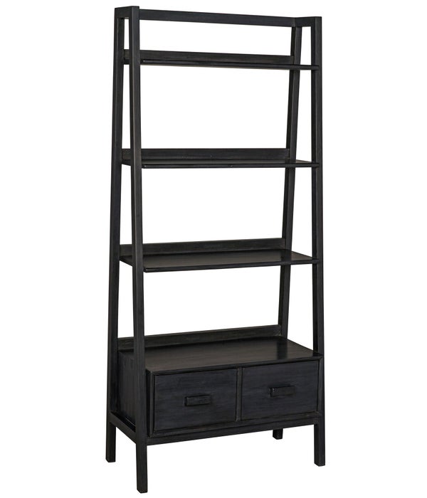 Johnson Bookcase, Charcol Black