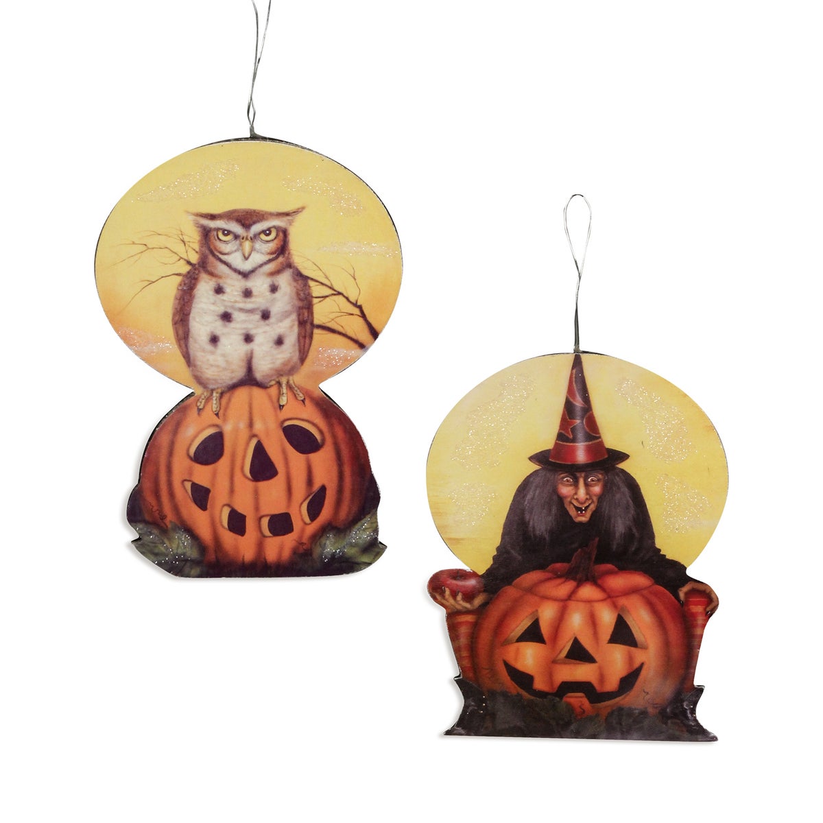 Moonlight Halloween Dummy Board Ornament 2A