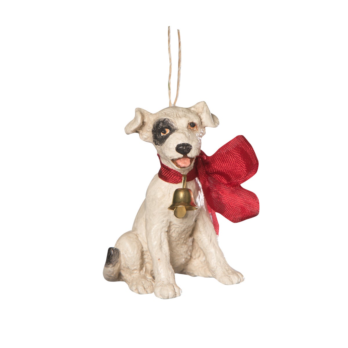 Big Bow Puppy Ornament