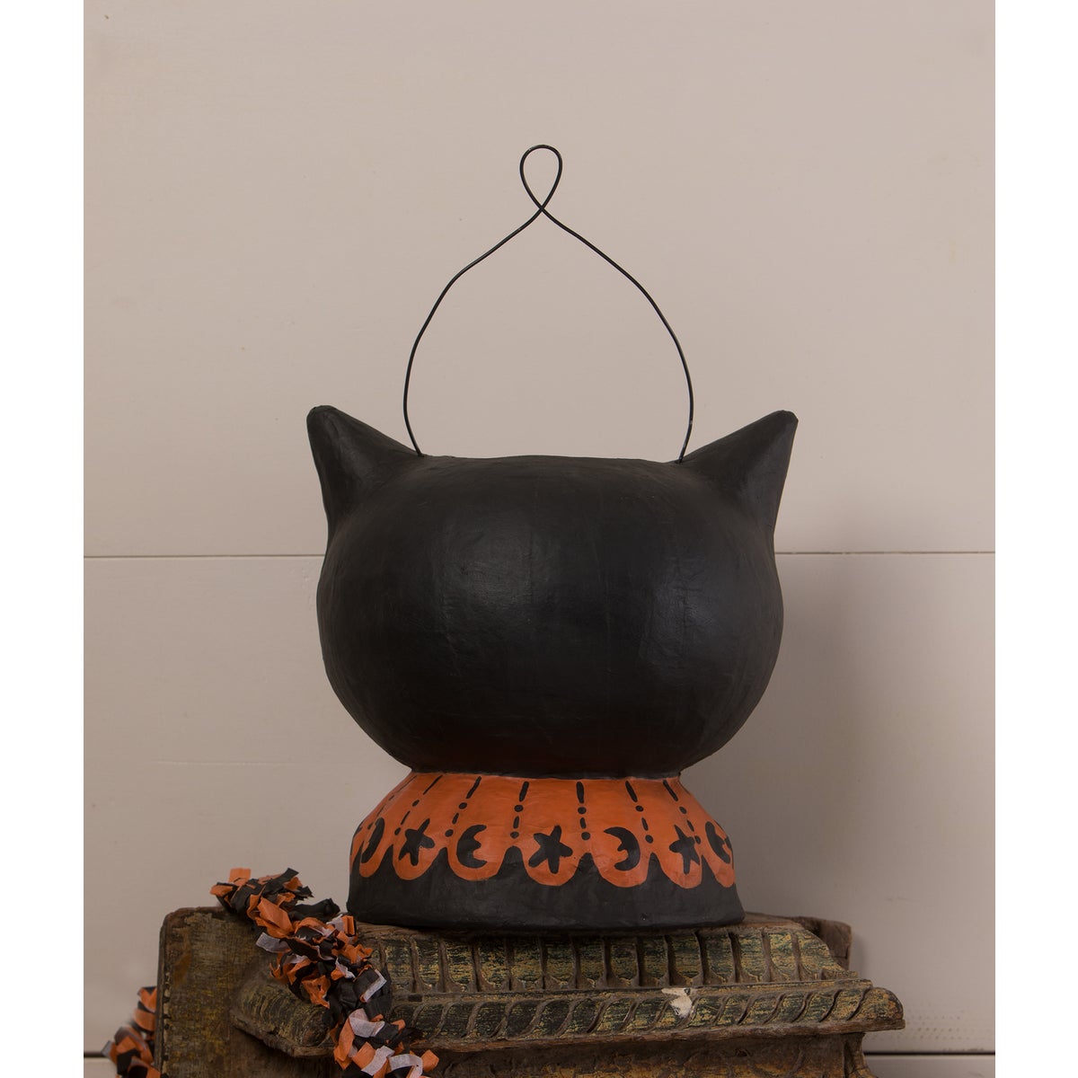 Magic Catty Jack Lantern Paper Mache