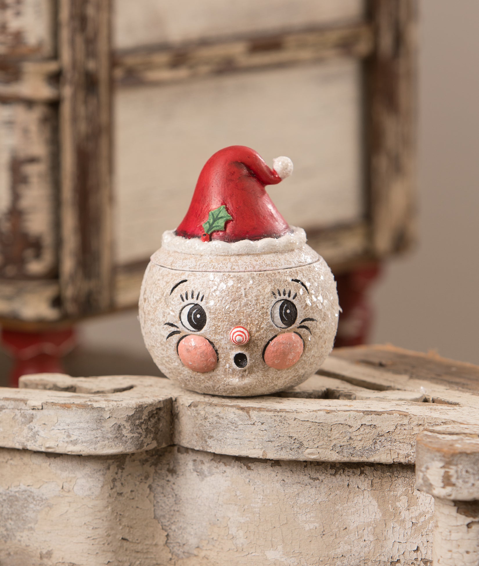 Bethany Lowe Rudolph Cupcake Container