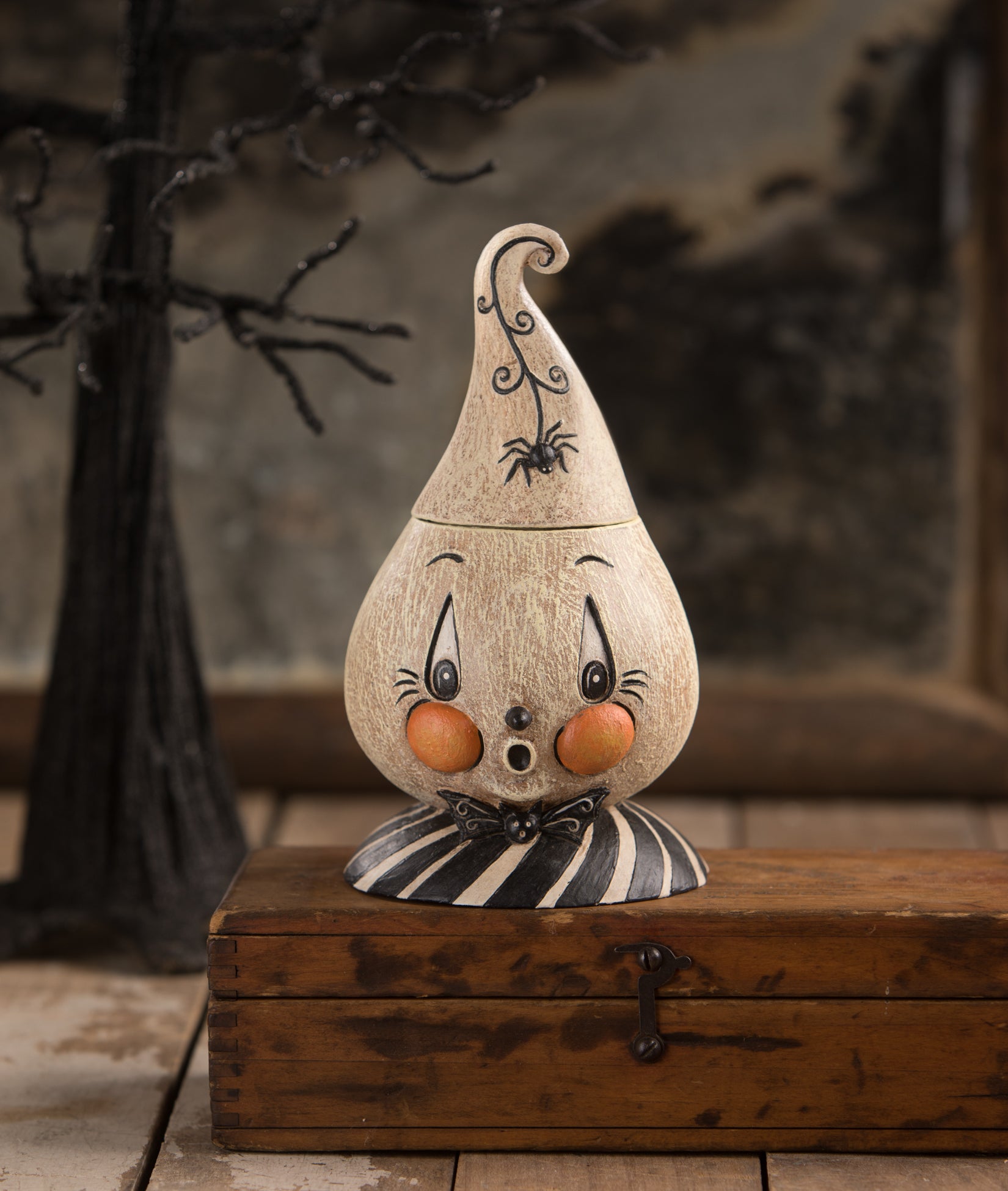 Johanna Parker outlet Witch & Ghost Canister Halloween Home Decor