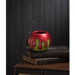 Small Green Apple With Red Poison Bucket