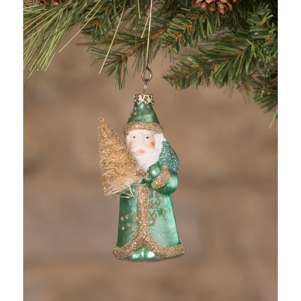 Jewel-Tide Santa Mini Ornament 8A