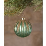 Jewel-Tide Glass Glitter Drip Ball Ornament 8A