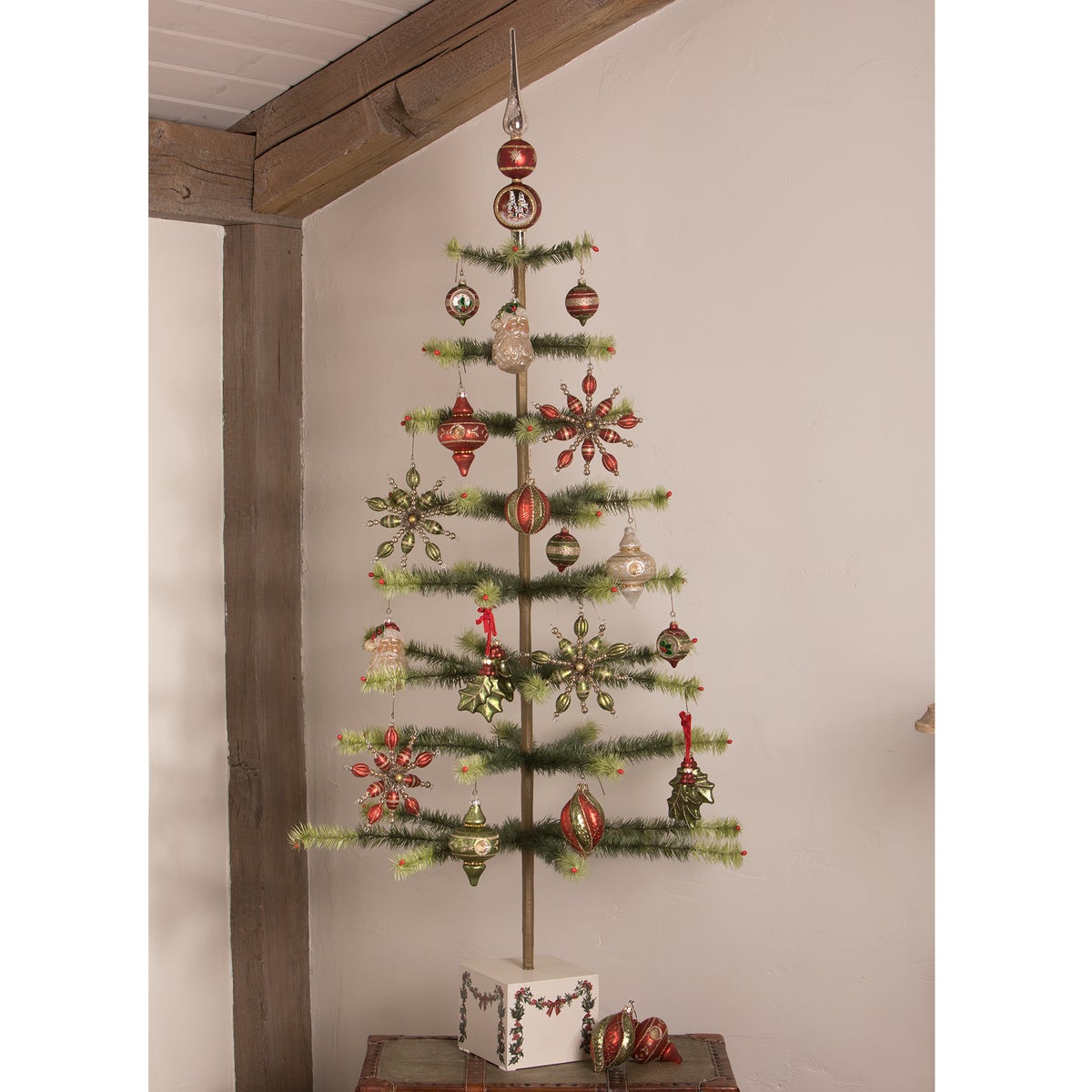 Holly Dangle Ornament