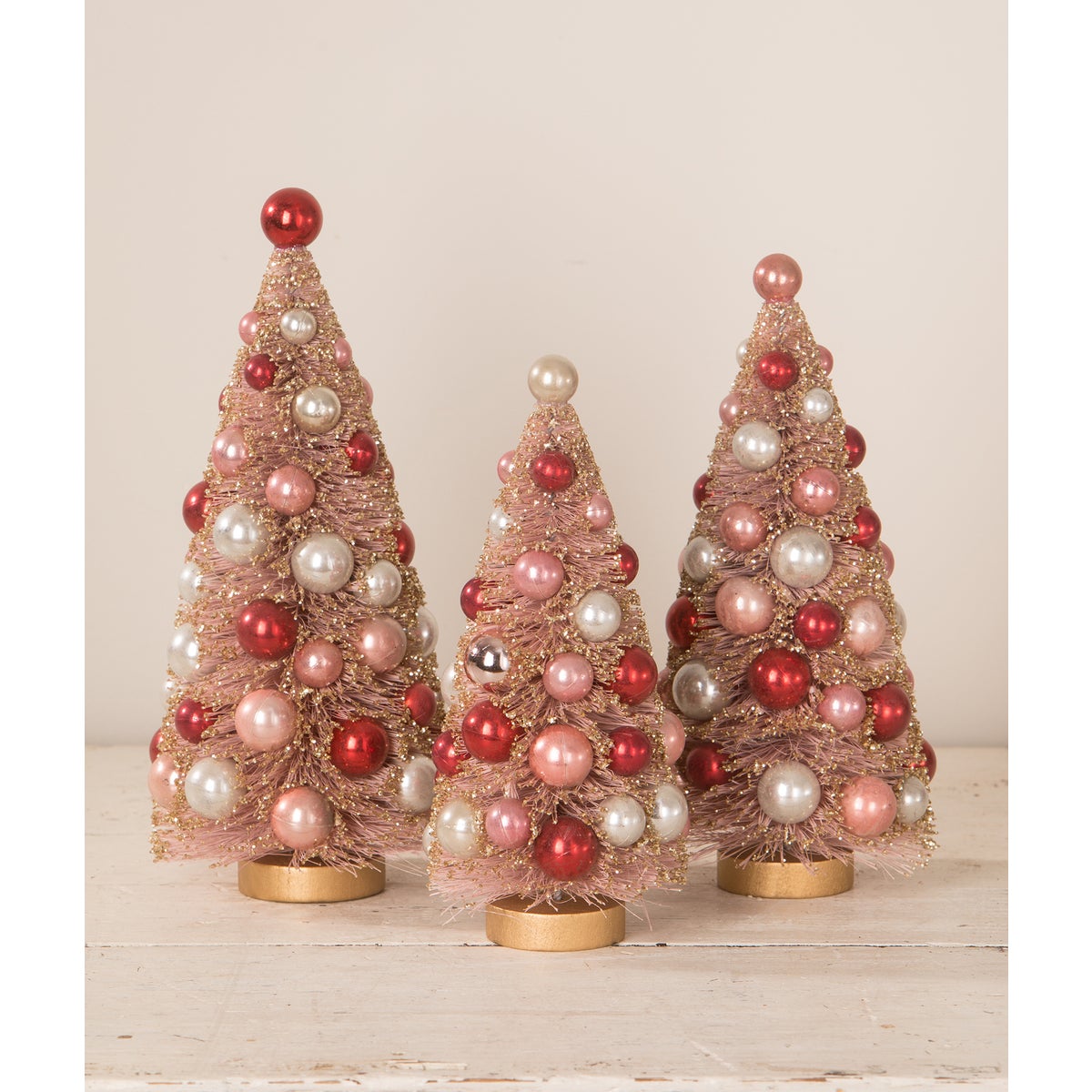 Valentine Golden Blush Bottle Brush Trees S3