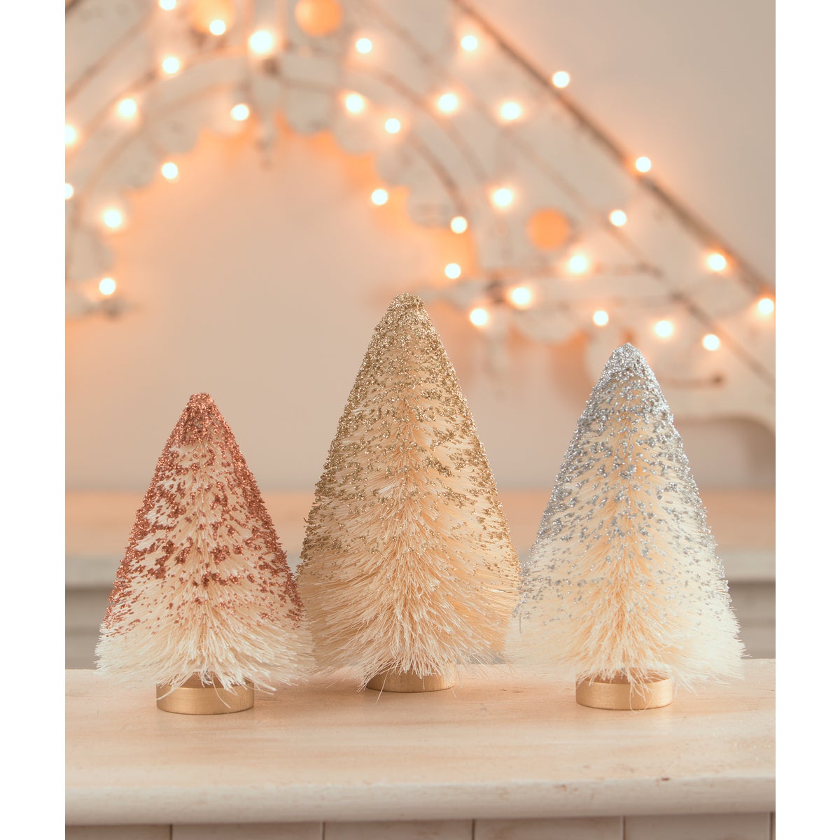 Metallic Bottle Brush Trees S3