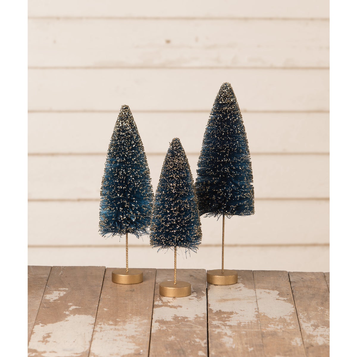 Sapphire Gold Glow Bottle Brush Trees S3