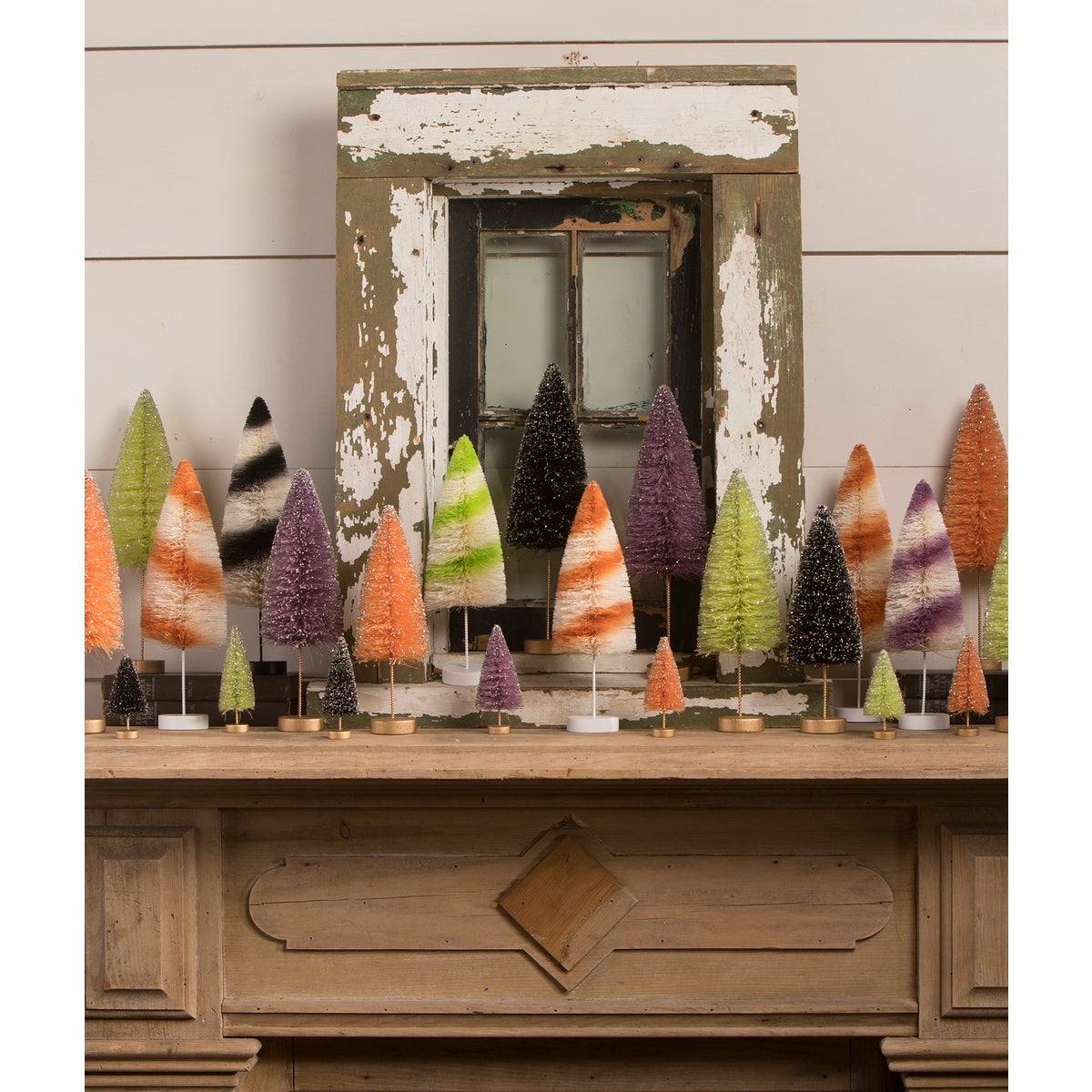 Electric Orange Halloween Trees S3
