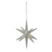Platinum Moravian Star Ornament