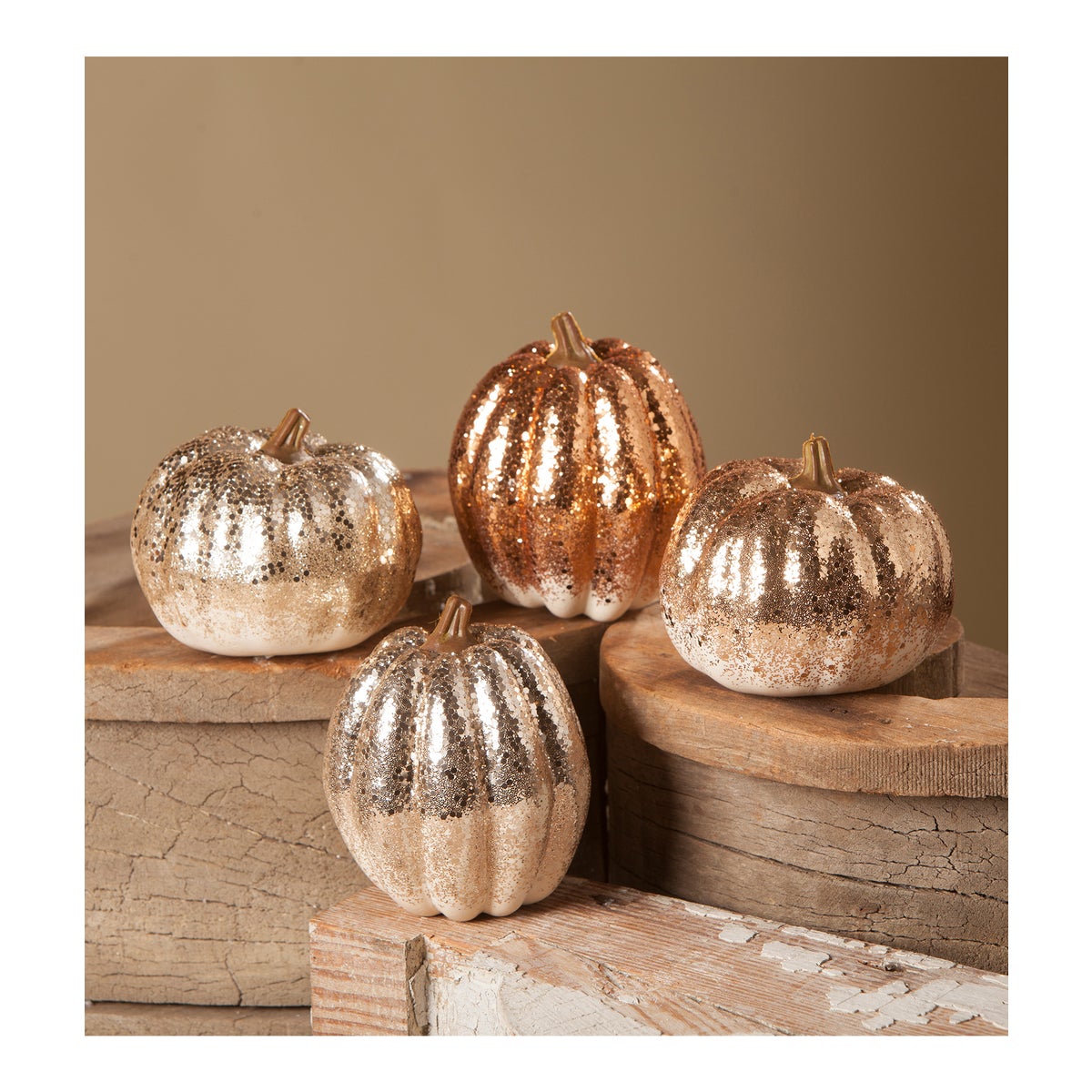 Elegant Glitter Pumpkin 4A